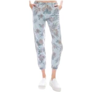 MOTHER The No Zip Misfit Floral Jogger Pants 25
